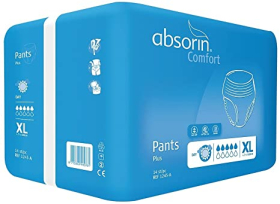 Absorin Comfort Pants    Plus XL/N14/absorb.pants